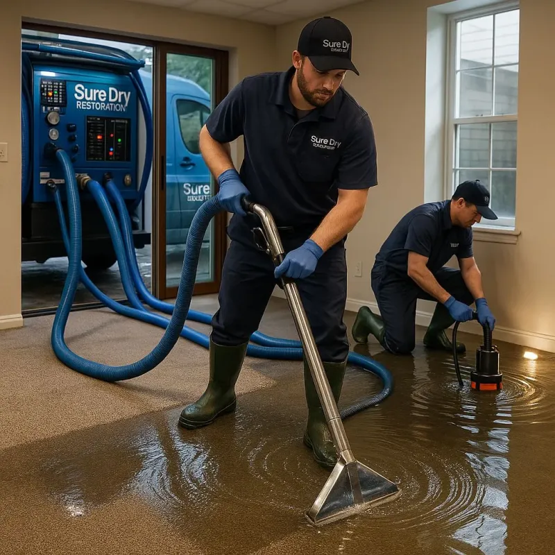Water Extraction and Removal process in Succasunna, NJ